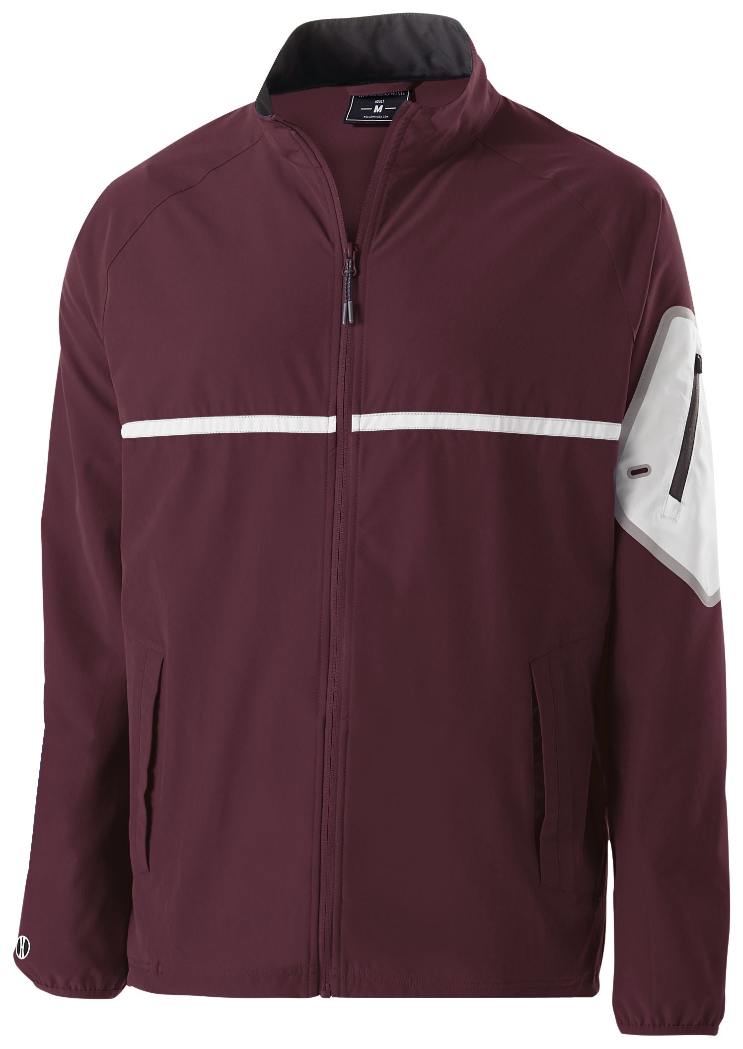 Holloway Weld Jacket in Maroon/White  -Part of the Adult, Adult-Jacket, Holloway, Outerwear, Weld-Collection product lines at KanaleyCreations.com