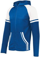 Holloway Youth Retro Grade Jacket in Royal/White  -Part of the Youth, Youth-Jacket, Holloway, Outerwear product lines at KanaleyCreations.com