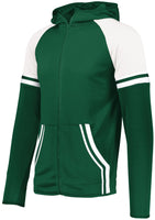 Holloway Retro Grade Jacket in Forest/White  -Part of the Adult, Adult-Jacket, Holloway, Outerwear product lines at KanaleyCreations.com