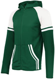 Holloway Retro Grade Jacket in Forest/White  -Part of the Adult, Adult-Jacket, Holloway, Outerwear product lines at KanaleyCreations.com