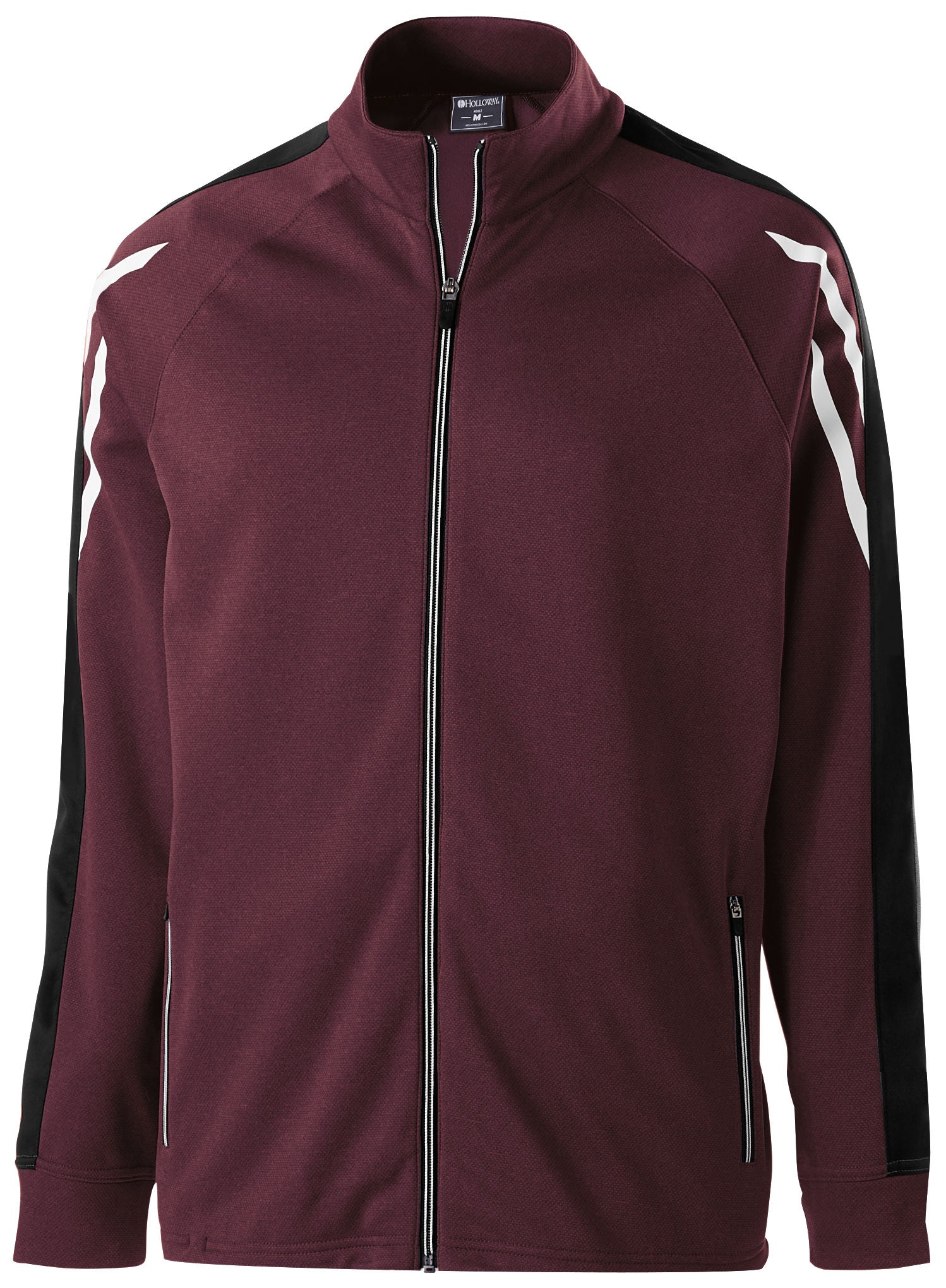 Holloway Flux Jacket in Maroon Heather/Black/White  -Part of the Adult, Adult-Jacket, Holloway, Outerwear, Flux-Collection, Corporate-Collection product lines at KanaleyCreations.com
