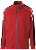 Holloway Flux Jacket in Scarlet Heather/Black/White  -Part of the Adult, Adult-Jacket, Holloway, Outerwear, Flux-Collection, Corporate-Collection product lines at KanaleyCreations.com