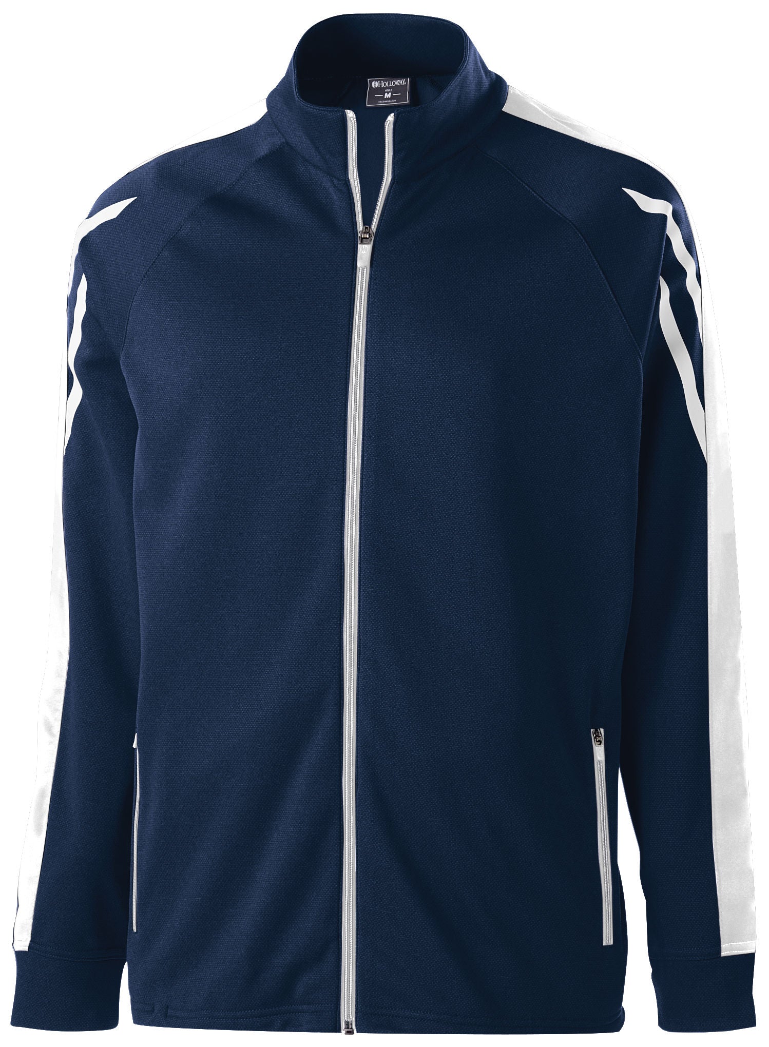 Holloway Flux Jacket in Navy Heather/White/White  -Part of the Adult, Adult-Jacket, Holloway, Outerwear, Flux-Collection, Corporate-Collection product lines at KanaleyCreations.com