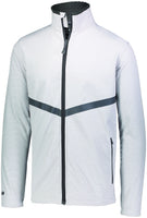 Holloway 3D Regulate Soft Shell Jacket in White Print  -Part of the Adult, Adult-Jacket, Holloway, Outerwear, 3D-Collection product lines at KanaleyCreations.com