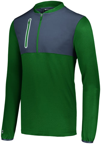Holloway Weld Hybrid Pullover in Forest/Carbon  -Part of the Adult, Adult-Pullover, Holloway, Outerwear, Weld-Collection product lines at KanaleyCreations.com