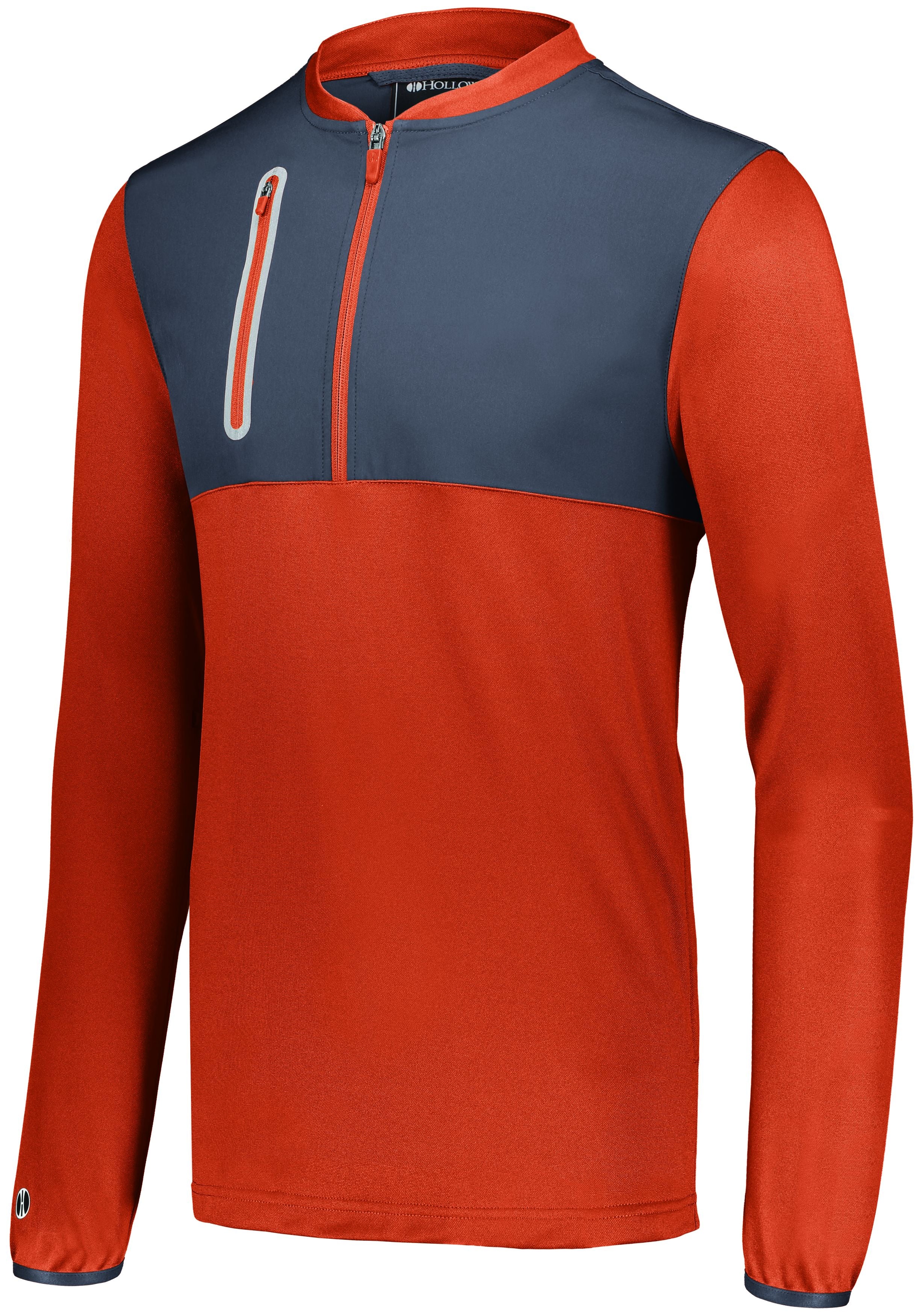 Holloway Weld Hybrid Pullover in Orange/Carbon  -Part of the Adult, Adult-Pullover, Holloway, Outerwear, Weld-Collection product lines at KanaleyCreations.com
