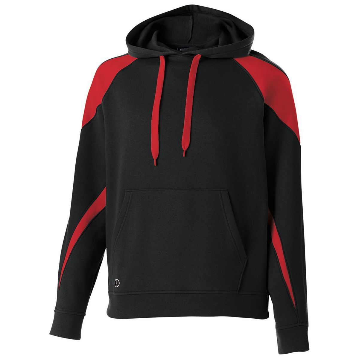 Holloway Youth Prospect Hoodie in Black/Scarlet  -Part of the Youth, Youth-Hoodie, Hoodies, Holloway product lines at KanaleyCreations.com