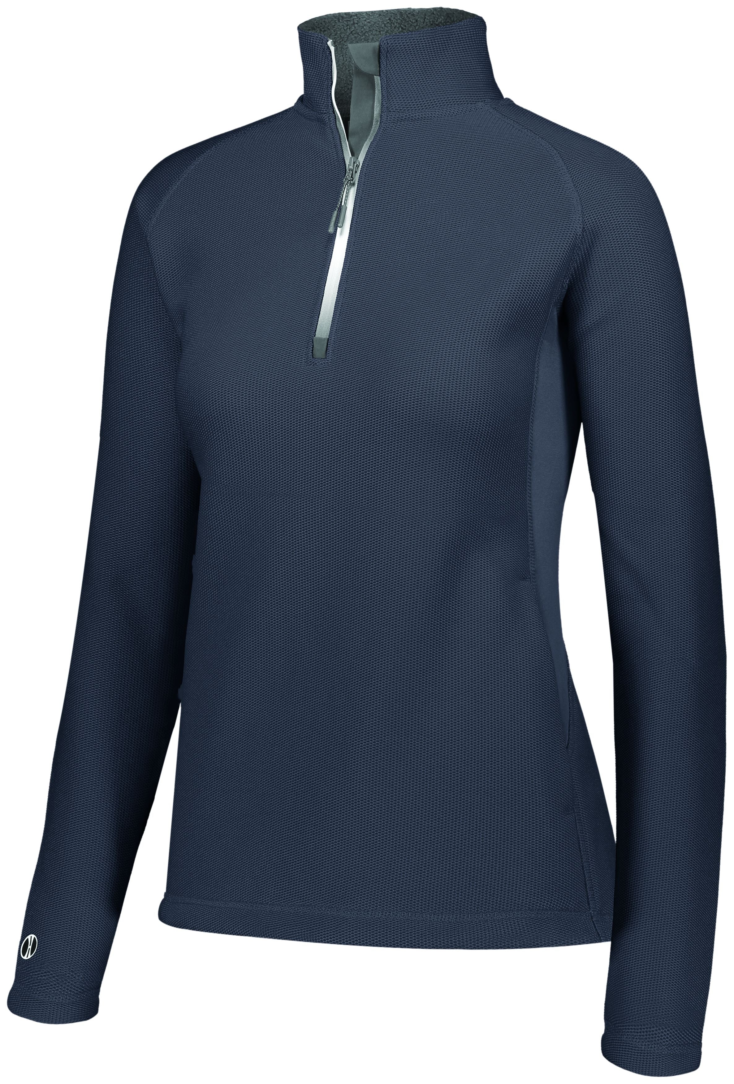 Holloway Ladies Invert 1/2 Zip Pullover in Carbon  -Part of the Ladies, Ladies-Pullover, Holloway, Outerwear, Invert-Collection product lines at KanaleyCreations.com