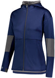 Holloway Ladies Sof-Stretch Jacket in Navy/Carbon  -Part of the Ladies, Ladies-Jacket, Holloway, Outerwear product lines at KanaleyCreations.com