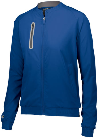 Holloway Ladies Weld Jacket in Royal  -Part of the Ladies, Ladies-Jacket, Holloway, Outerwear, Weld-Collection product lines at KanaleyCreations.com