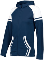 Holloway Ladies Retro Grade Jacket in Navy/White  -Part of the Ladies, Ladies-Jacket, Holloway, Outerwear product lines at KanaleyCreations.com