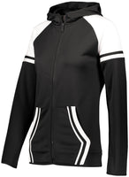 Holloway Ladies Retro Grade Jacket in Black/White  -Part of the Ladies, Ladies-Jacket, Holloway, Outerwear product lines at KanaleyCreations.com