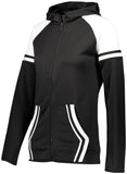 Holloway Ladies Retro Grade Jacket in Black/White  -Part of the Ladies, Ladies-Jacket, Holloway, Outerwear product lines at KanaleyCreations.com