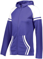 Holloway Ladies Retro Grade Jacket in Purple/White  -Part of the Ladies, Ladies-Jacket, Holloway, Outerwear product lines at KanaleyCreations.com