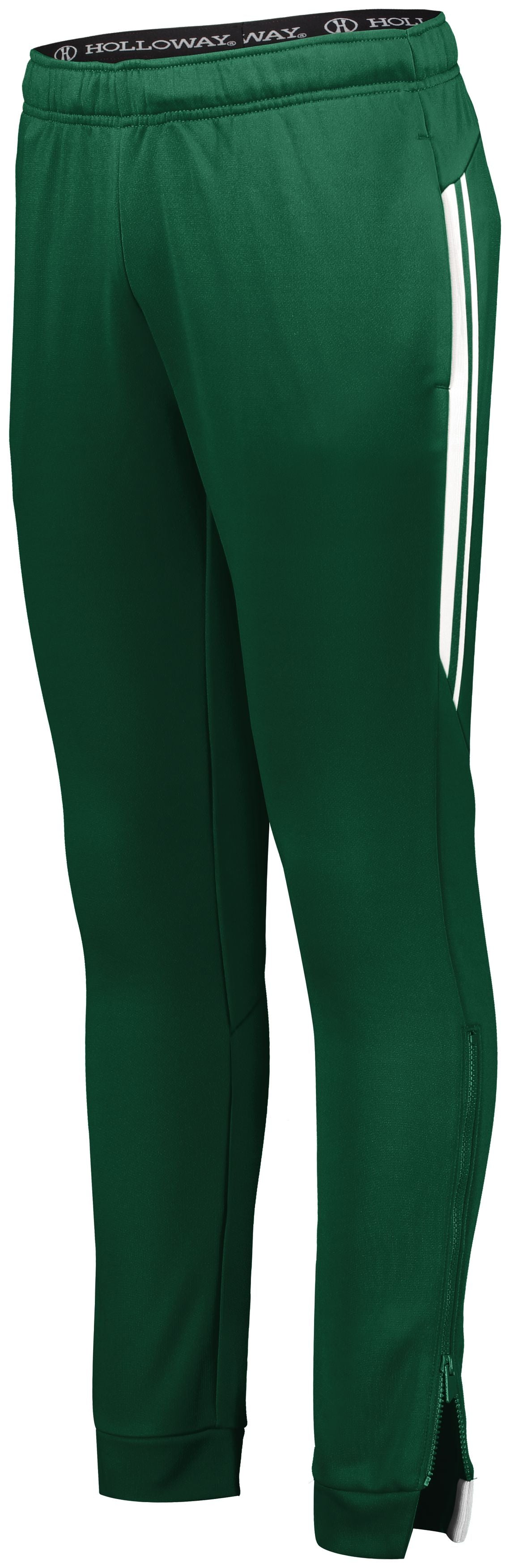 Holloway Ladies Retro Grade Pant in Forest/White  -Part of the Ladies, Ladies-Pants, Pants, Holloway product lines at KanaleyCreations.com
