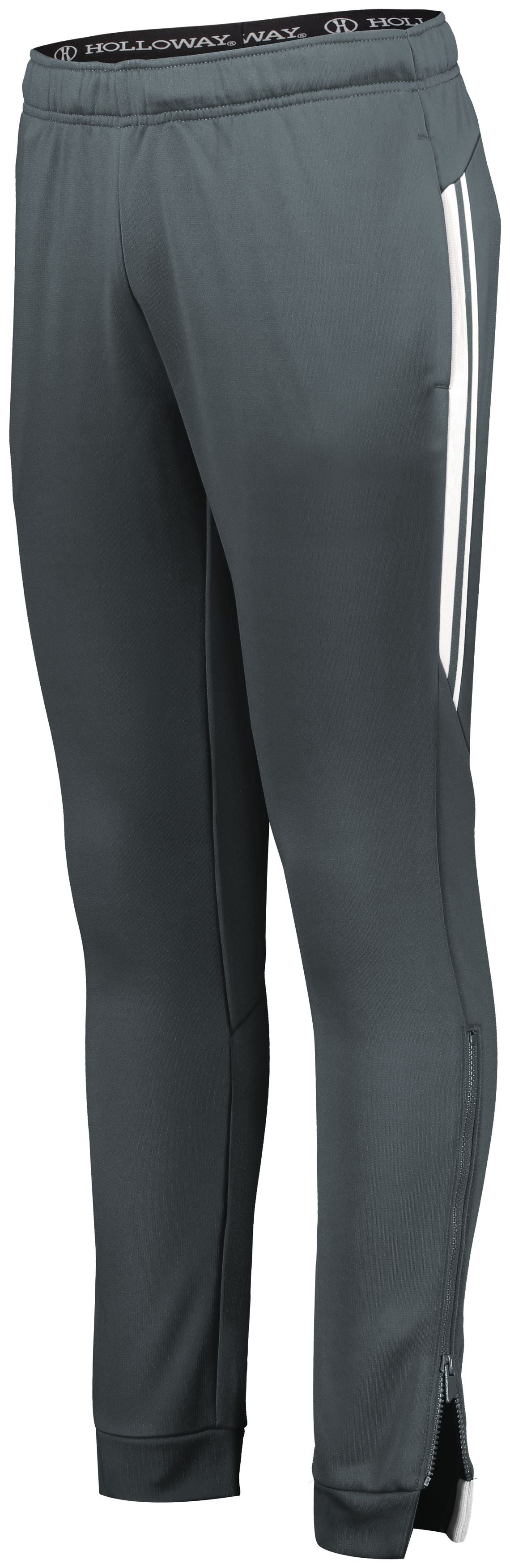 Holloway Ladies Retro Grade Pant in Graphite/White  -Part of the Ladies, Ladies-Pants, Pants, Holloway product lines at KanaleyCreations.com