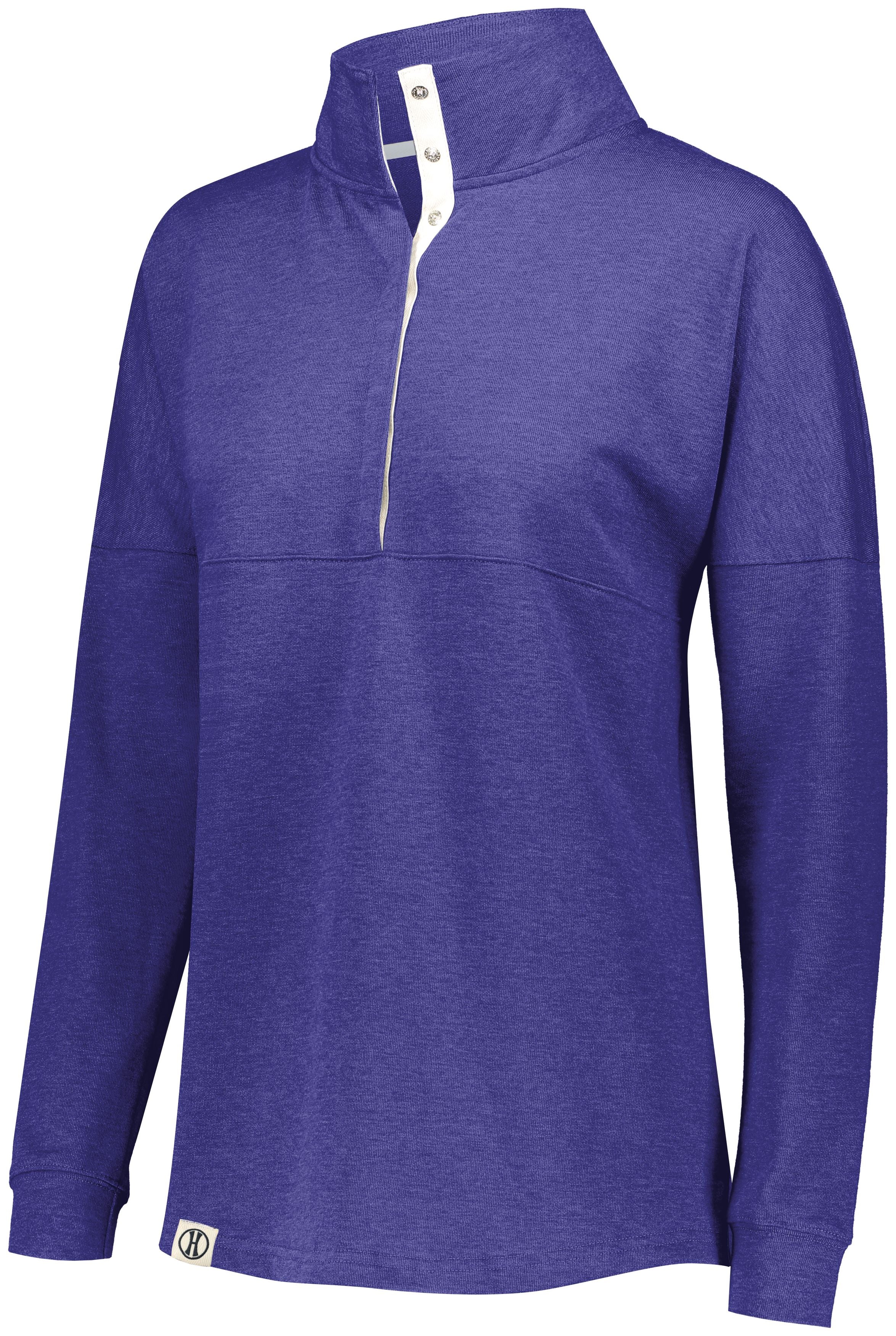Holloway Ladies Sophomore Pullover in Purple Heather  -Part of the Ladies, Holloway, Shirts product lines at KanaleyCreations.com