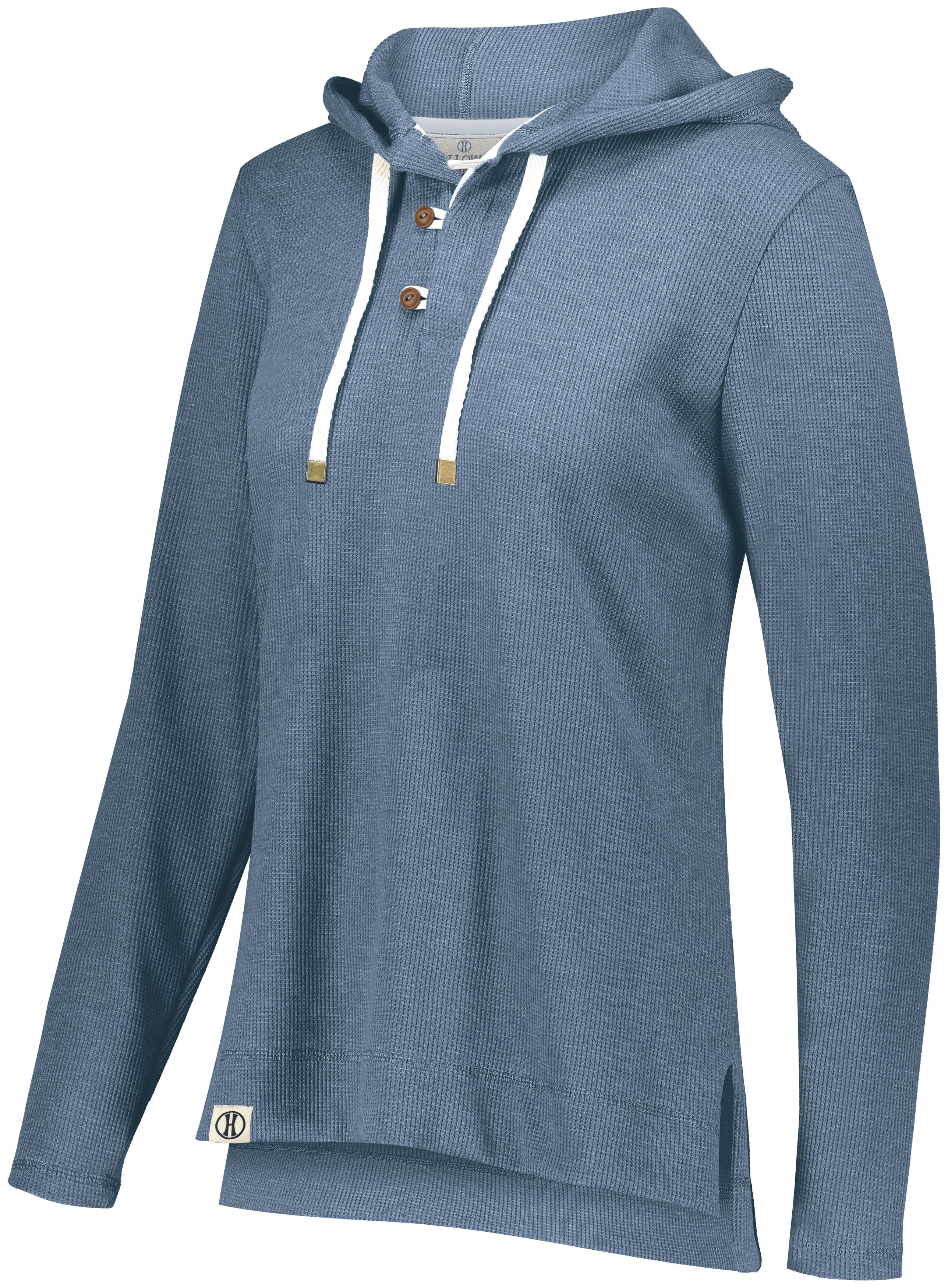 Holloway Ladies Coast Hoodie in Storm Heather  -Part of the Ladies, Holloway, Shirts product lines at KanaleyCreations.com