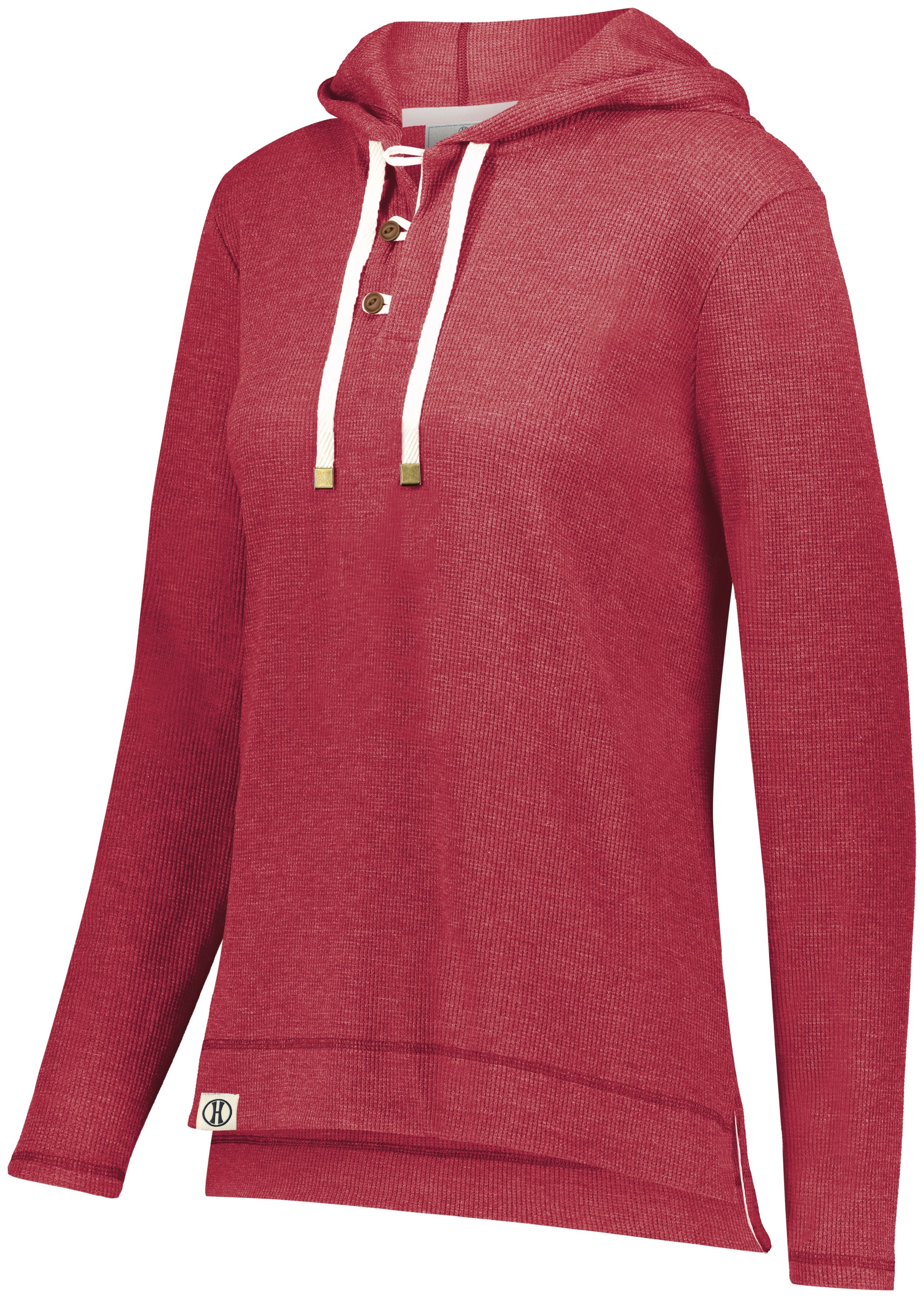 Holloway Ladies Coast Hoodie in Scarlet Heather  -Part of the Ladies, Holloway, Shirts product lines at KanaleyCreations.com