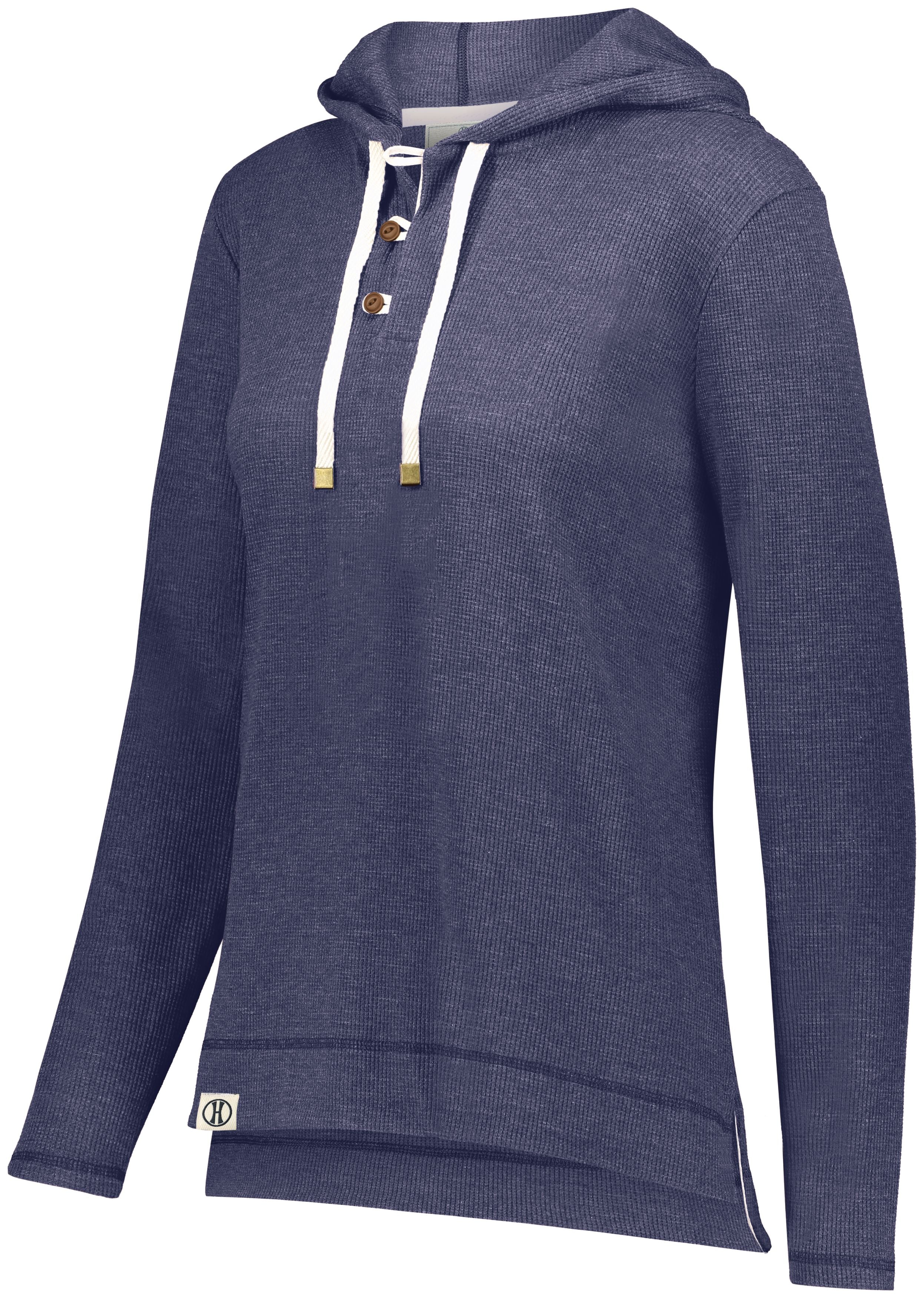 Holloway Ladies Coast Hoodie in Navy Heather  -Part of the Ladies, Holloway, Shirts product lines at KanaleyCreations.com