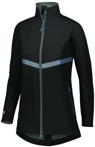 Holloway Ladies 3D Regulate Soft Shell Jacket in Black  -Part of the Ladies, Ladies-Jacket, Holloway, Outerwear, 3D-Collection product lines at KanaleyCreations.com