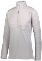 Holloway Ladies 3D Regulate Pullover in Silver Heather/Silver  -Part of the Ladies, Ladies-Pullover, Holloway, Outerwear, 3D-Collection product lines at KanaleyCreations.com