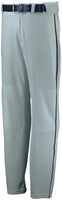 Russell Athletic Open Bottom Piped Pant in Baseball Grey/Navy  -Part of the Adult, Adult-Pants, Pants, Baseball, Russell-Athletic-Products, All-Sports, All-Sports-1 product lines at KanaleyCreations.com