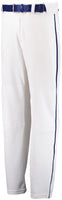 Russell Athletic Youth Open Bottom Piped Pant in White/Royal  -Part of the Youth, Youth-Pants, Pants, Baseball, Russell-Athletic-Products, All-Sports, All-Sports-1 product lines at KanaleyCreations.com