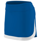 Augusta Sportswear Ladies Action Color Block Skort in Royal/White  -Part of the Ladies, Augusta-Products product lines at KanaleyCreations.com