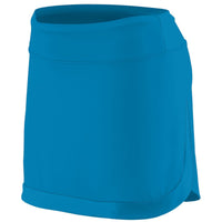 Augusta Sportswear Ladies Action Color Block Skort in Power Blue/Power Blue  -Part of the Ladies, Augusta-Products product lines at KanaleyCreations.com