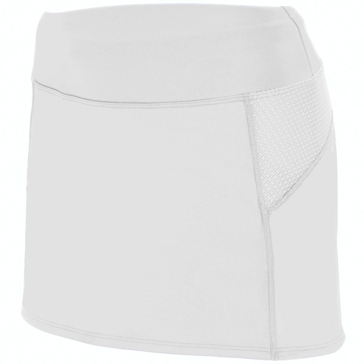 Augusta Sportswear Ladies Femfit Skort in White/Graphite  -Part of the Ladies, Augusta-Products product lines at KanaleyCreations.com