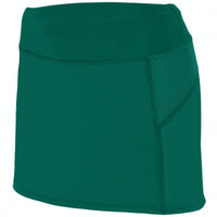 Augusta Sportswear Ladies Femfit Skort in Dark Green/Graphite  -Part of the Ladies, Augusta-Products product lines at KanaleyCreations.com