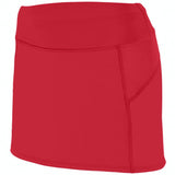 Augusta Sportswear Ladies Femfit Skort in Red/Graphite  -Part of the Ladies, Augusta-Products product lines at KanaleyCreations.com