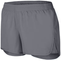 Augusta Sportswear Ladies Wayfarer Shorts in Graphite  -Part of the Ladies, Ladies-Shorts, Augusta-Products product lines at KanaleyCreations.com