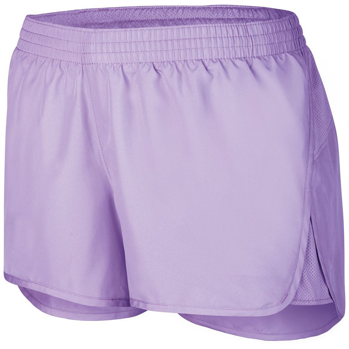 Augusta Sportswear Girls Wayfarer Shorts in Light Lavender  -Part of the Girls, Augusta-Products, Girls-Shorts product lines at KanaleyCreations.com