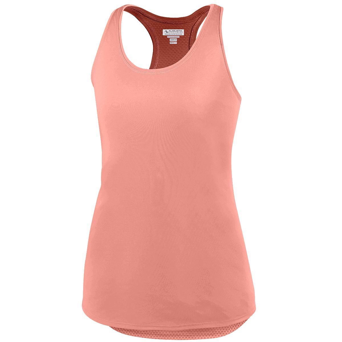 Augusta Sportswear Ladies Sojourner Tank in Coral  -Part of the Ladies, Ladies-Tank, Augusta-Products, Shirts product lines at KanaleyCreations.com