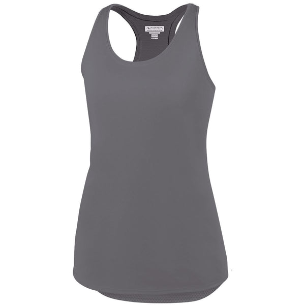 Augusta Sportswear Ladies Sojourner Tank in Graphite  -Part of the Ladies, Ladies-Tank, Augusta-Products, Shirts product lines at KanaleyCreations.com