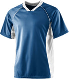 Augusta Sportswear Wicking Soccer Jersey in Navy/White  -Part of the Adult, Adult-Jersey, Augusta-Products, Soccer, Shirts, All-Sports-1 product lines at KanaleyCreations.com