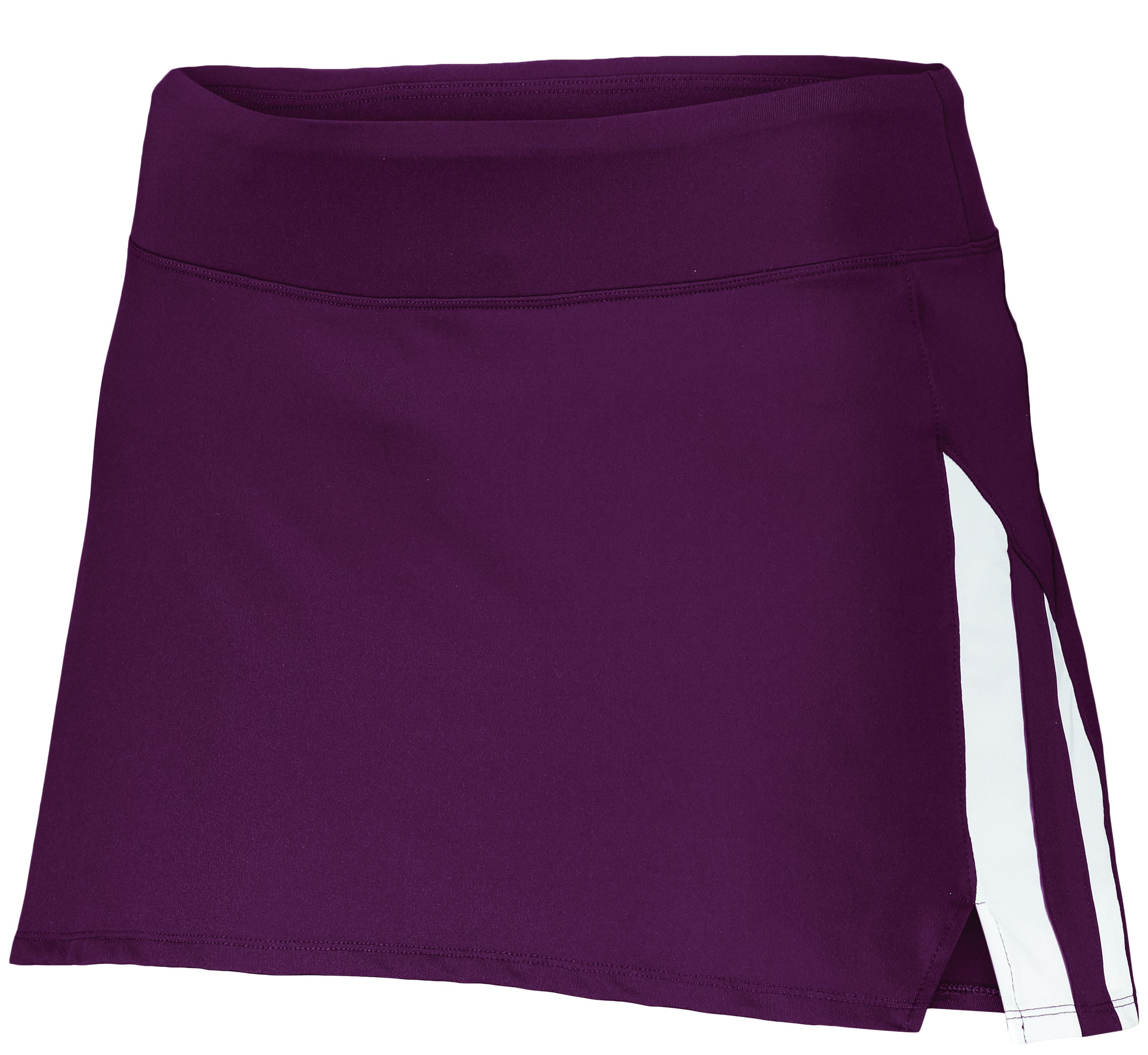 Augusta Sportswear Ladies Full Force Skort in Maroon/White  -Part of the Ladies, Augusta-Products product lines at KanaleyCreations.com