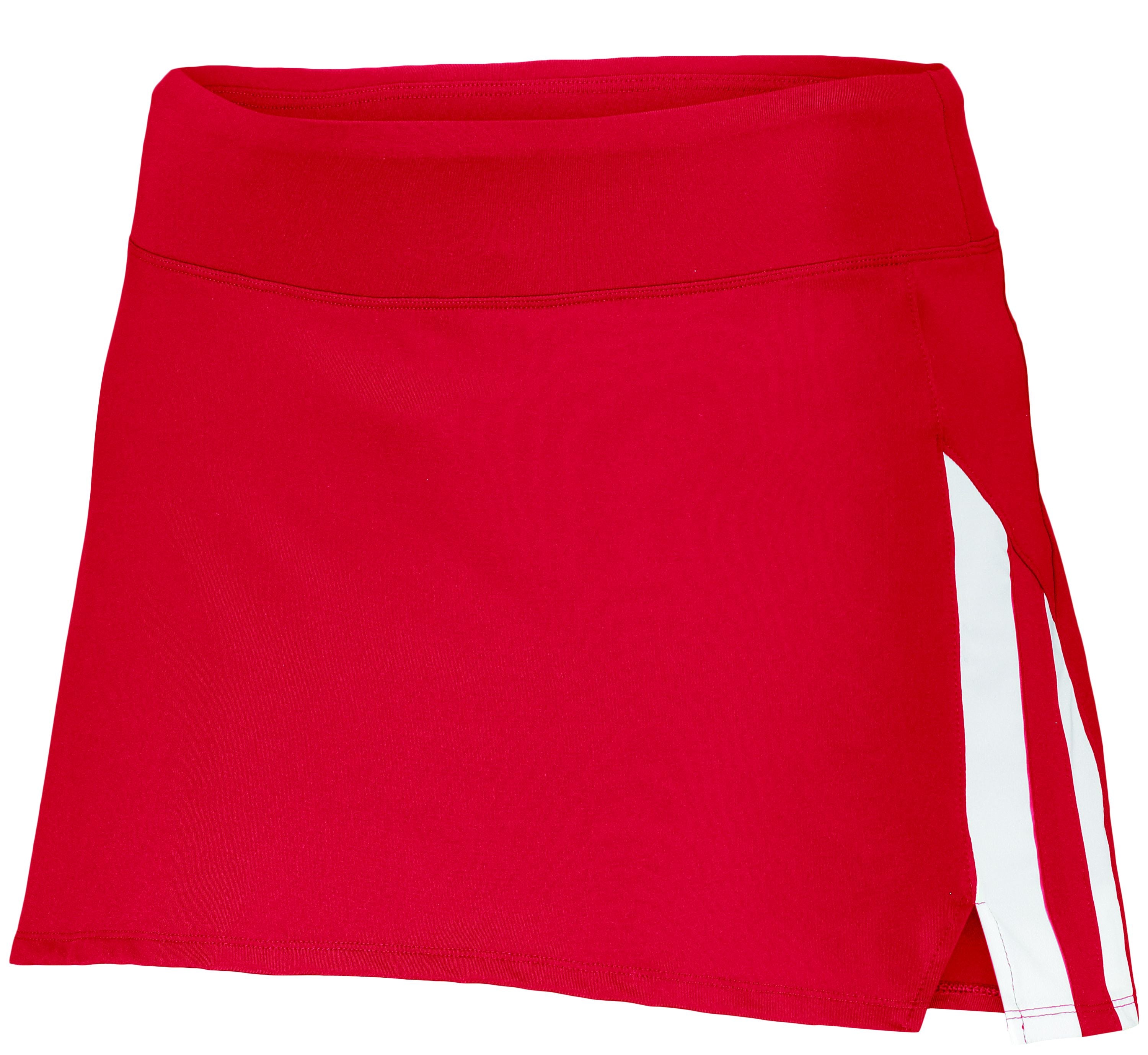 Augusta Sportswear Ladies Full Force Skort in Red/White  -Part of the Ladies, Augusta-Products product lines at KanaleyCreations.com