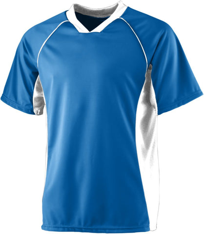 Augusta Sportswear Youth Wicking Soccer Jersey in Royal/White  -Part of the Youth, Youth-Jersey, Augusta-Products, Soccer, Shirts, All-Sports-1 product lines at KanaleyCreations.com