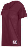 Augusta Sportswear Girls Replica Football Tee in Maroon  -Part of the Girls, Augusta-Products, Football, Girls-Jersey, Shirts, All-Sports, All-Sports-1 product lines at KanaleyCreations.com