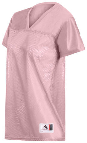 Augusta Sportswear Girls Replica Football Tee in Light Pink  -Part of the Girls, Augusta-Products, Football, Girls-Jersey, Shirts, All-Sports, All-Sports-1 product lines at KanaleyCreations.com
