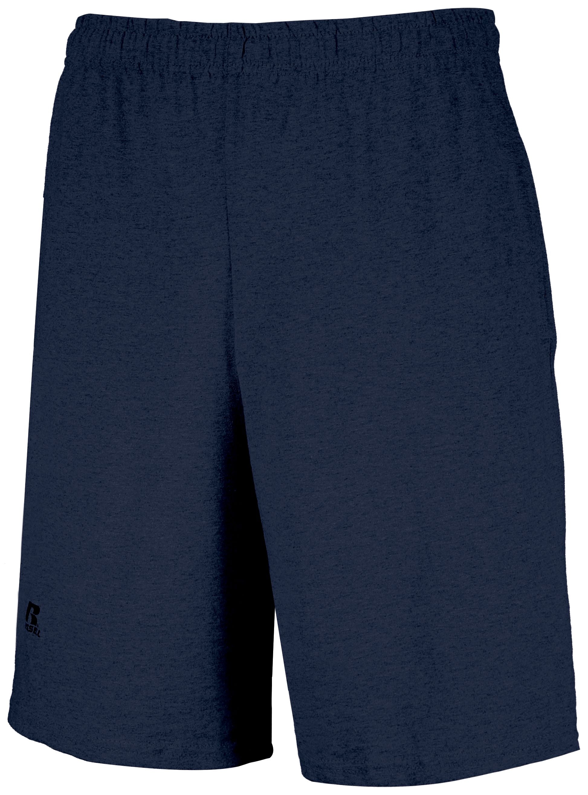 Russell Athletic Basic Cotton Pocket Shorts in Navy  -Part of the Adult, Adult-Shorts, Russell-Athletic-Products product lines at KanaleyCreations.com