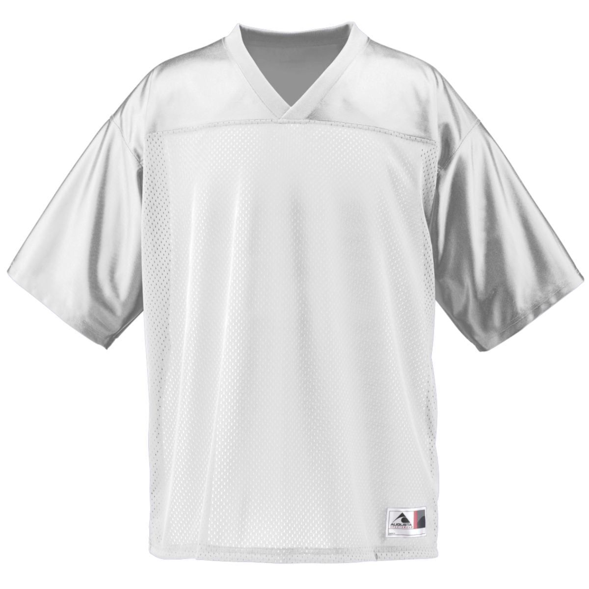 Augusta Sportswear Youth Stadium Replica Jersey in White  -Part of the Youth, Youth-Jersey, Augusta-Products, Football, Shirts, All-Sports, All-Sports-1 product lines at KanaleyCreations.com