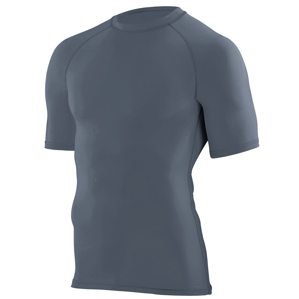 Augusta Sportswear Hyperform Compression Short Sleeve Tee in Graphite  -Part of the Adult, Adult-Tee-Shirt, T-Shirts, Augusta-Products, Shirts product lines at KanaleyCreations.com