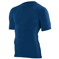 Augusta Sportswear Hyperform Compression Short Sleeve Tee in Navy  -Part of the Adult, Adult-Tee-Shirt, T-Shirts, Augusta-Products, Shirts product lines at KanaleyCreations.com