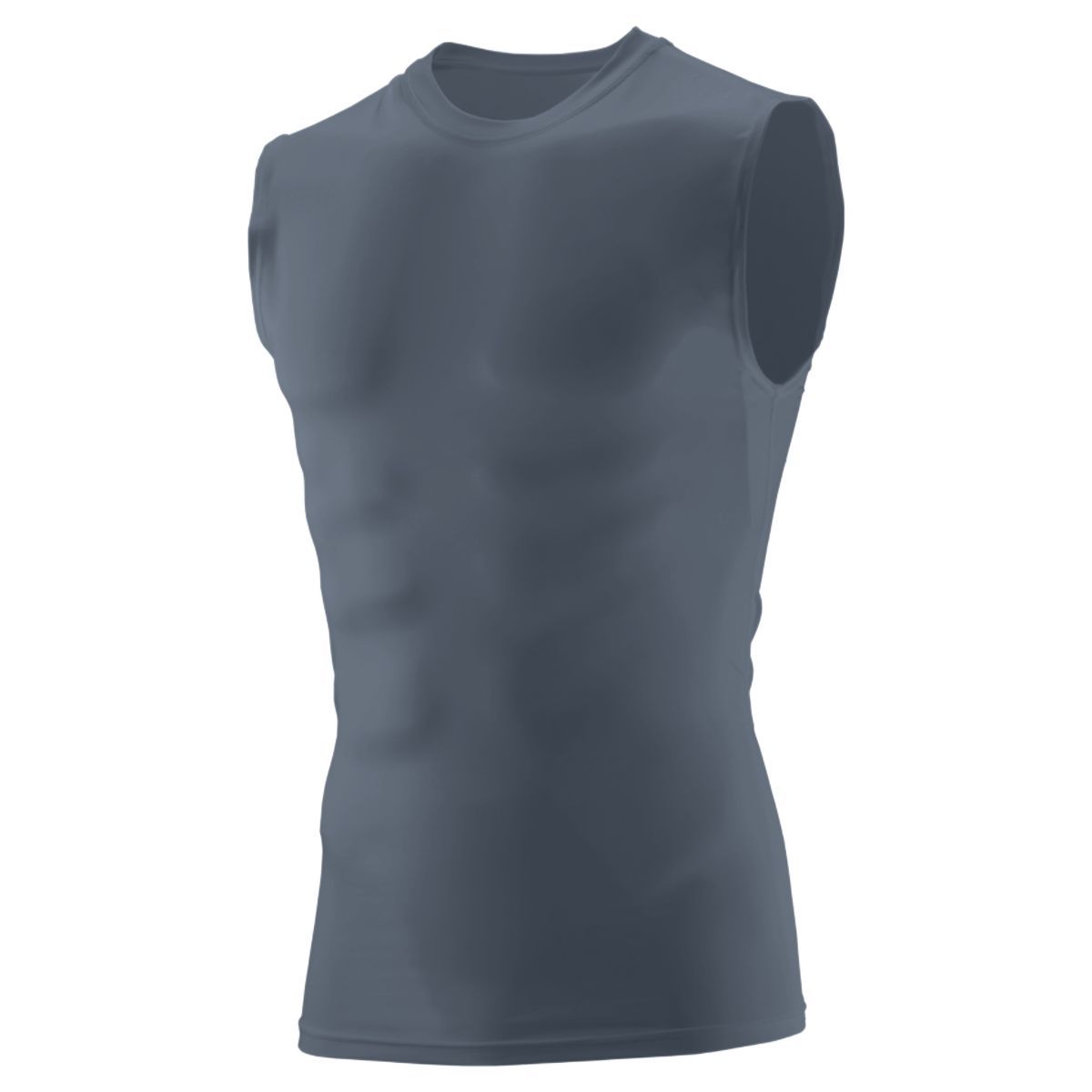 Augusta Sportswear Hyperform Compression Sleeveless Tee in Graphite  -Part of the Adult, Adult-Tee-Shirt, T-Shirts, Augusta-Products, Shirts product lines at KanaleyCreations.com