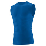 Augusta Sportswear Hyperform Compression Sleeveless Tee in Royal  -Part of the Adult, Adult-Tee-Shirt, T-Shirts, Augusta-Products, Shirts product lines at KanaleyCreations.com