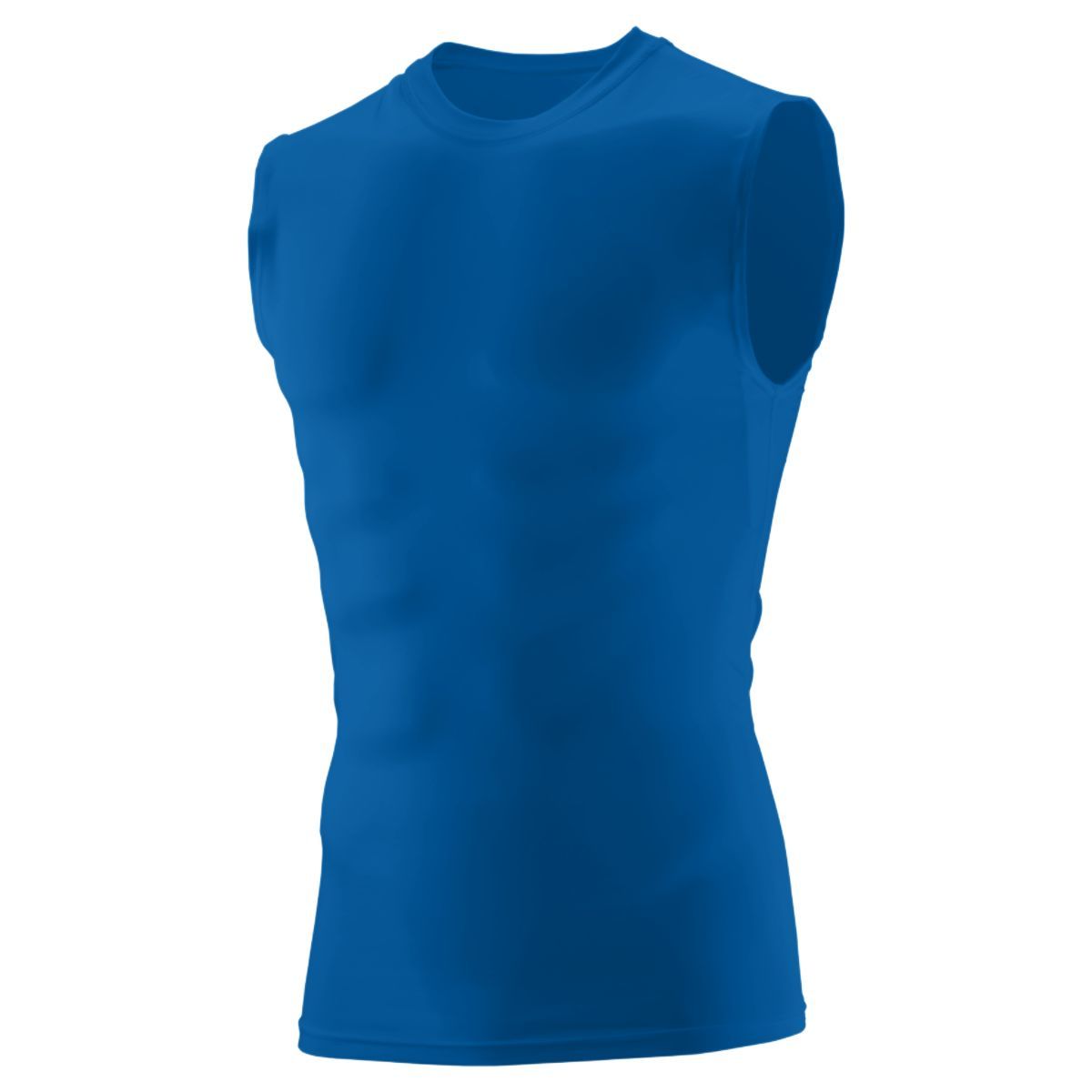 Augusta Sportswear Youth Hyperform Compression Sleeveless Tee in Royal  -Part of the Youth, Youth-Tee-Shirt, T-Shirts, Augusta-Products, Shirts product lines at KanaleyCreations.com